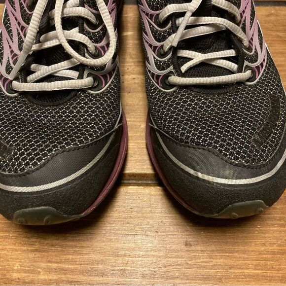Merrell Mix Master Glide Trail Running Shoes Size 7 Black Purple - Picture 3 of 10